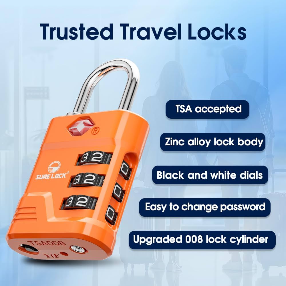 Amazon.com: SURE LOCK TSA Locks for Luggage, TSA Approved